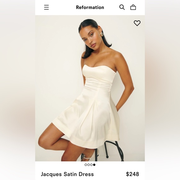 Reformation Dresses & Skirts - Reformation Jacques Satin Dress